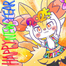 :3 accessory ambiguous_anthro ambiguous_gender anthro asian_clothing biped blush blush_stickers closed_smile clothing dipstick_tail dutch_angle east_asian_clothing flower flower_in_hair food front_view hair hair_accessory holidays japanese_clothing looking_at_viewer markings mouth_closed object_in_tail plant shrimp_(food) simple_background smile solo standing tail tail_markings text year annyui0611 new_year new_year_2025 nintendo pokemon braixen canid generation_6_pokemon mammal pokemon_(species) 1:1 2025 digital_drawing_(artwork) digital_media_(artwork) english_text hi_res japanese_description portrait three-quarter_portrait translated_description