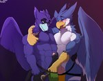 2020 abs alcohol anixis anthro avian beak beverage biceps blush clothing con_(namo) conditional_dnp digital_media_(artwork) drunk duo erection feathered_wings feathers frottage genitals grope groping_crotch gryphon jericko_(germanshepherd69) jockstrap knot looking_at_viewer male male/male muscular muscular_male mythological_avian mythological_creature mythology nipples open_mouth pecs penile penis sex simple_background substance_intoxication underwear wings