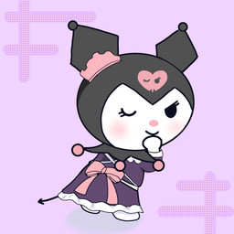 anthro black_eyes black_headdress bow_ribbon bow_tie clothing female looking_at_viewer looking_back maid_apron maid_collar maid_headdress maid_uniform one_eye_closed pink_hairband simple_background smile solo spade_tail tail uniform white_body billytheshinx onegai_my_melody sanrio kuromi demon lagomorph leporid mammal rabbit 1:1 hi_res