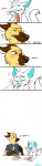 anthro blush bodily_fluids drooling eyes_closed female food food_fetish hot_dog humor innuendo male mayonnaise saliva simple_background suggestive suggestive_food white_background spamcat spam_cat canid canine canis domestic_cat domestic_dog felid feline felis mammal 2012 absurd_res comic hi_res