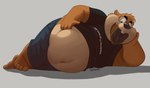 anthro barefoot belly clothing duo eyewear feet glasses male male/male nerd oral_vore overweight overweight_anthro overweight_male paws soft_vore soles toes vore dj-rodney bear gopher mammal rodent sciurid tree_squirrel ursine