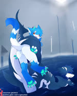 2022 2d_animation 4_fingers 4_toes amber_eyes animated anthro artist_name azure_(colonelcraft) biped blue_body blue_fur blue_hair blue_tail blurred_background blush bodily_fluids butt claws collaboration cute_fangs detailed_background devil-vox devy_(devil-vox) digital_media_(artwork) digitigrade domestic_cat duo featureless_crotch feet felid feline felis fin fingers fish fur hair hindpaw hybrid inside kampidh kemono korici0 long_tail loop male male/male mammal marine monotone_hair multicolored_body multicolored_fur no_sound nude null open_mouth pawpads paws raised_tail rear_view restrained shark short_playtime smile swimming tail tail_coil teal_claws tears thick_tail third-party_edit toe_claws toes tongue two_tone_body two_tone_fur two_tone_tail water waterfall webm white_body white_fur white_tail