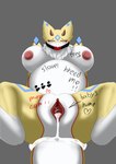 anthro breeding_slave female gag markings pregnant slave solo tail ailaiweiyala mythology dragon mythological_creature mythological_scalie scalie hi_res