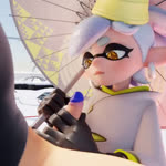 bodily_fluids brown_eyes clothed clothed_female clothed_male clothing cum cum_on_hand duo ejaculation eyelashes faceless_character faceless_male female fully_clothed genital_fluids genitals gloves hair handjob handwear male male/female orgasm parasol penile penis pointy_ears pseudo_hair sex tentacle_hair tentacles glengrantsquid nintendo splatoon marie_(splatoon) cephalopod humanoid inkling marine mollusk 1:1 3d_(artwork) 3d_animation animated blender_(artwork) digital_media_(artwork) no_sound webm