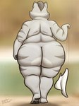 anthro big_breasts big_butt breasts butt cellulite female fur gem hair looking_back mature_anthro mature_female nude overweight overweight_anthro overweight_female pearl_(gem) simple_background solo tailless thick_thighs towel wide_hips oystercatcher7 adult_swim cartoon_network come_and_learn_with_pibby melira_(pibby) domestic_cat felid feline felis mammal 2024 3:4 absurd_res digital_media_(artwork) hi_res signature