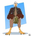 anthro army big_bulge bulge clothed clothing cocky detailed_bulge genital_outline huge_bulge looking_at_viewer male penis_outline solo suit swollen underwear undressing uniform wardrobe_malfunction boosterpang war-bird aaron_(war-bird) accipitrid accipitriform avian bald_eagle bird eagle sea_eagle hi_res