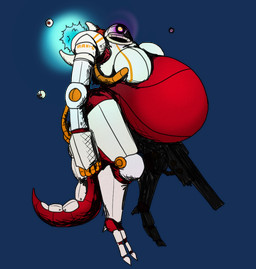 drone female gun hyper hyper_pregnancy machine mecha pregnant ranged_weapon solo star tail weapon vwpologt humanoid robot robot_humanoid alpha_channel