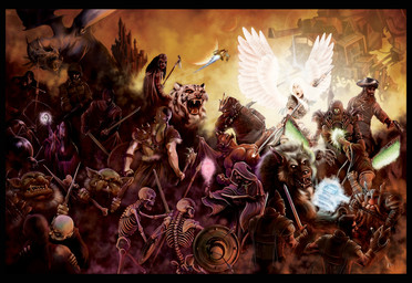 ambiguous_gender archer armor arrow_(weapon) axe battle blood bodily_fluids bone book bow_(weapon) castle clothed clothing fangs feathered_wings feathers feral fighting_pose fog group gun hammer horn hunter knight machine magic magic_user male melee_weapon membrane_(anatomy) membranous_wings military moon ninja outside pirate polearm pose ranged_weapon samurai shaman shield skeleton sky soldier spacecraft spear spikes staff sword teeth tools tribal_spellcaster vehicle wand warrior weapon wings captainhask european_mythology mythology angel angel_humanoid canid canine demon dragon elf felid goblin humanoid mammal mythological_canine mythological_creature mythological_scalie orc pantherine robot scalie tiger undead vampire werecanid werecanine werecreature werewolf western_dragon winged_humanoid wyvern hi_res