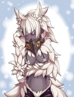 apode black_sclera blush breasts female fur hair inner_ear_fluff legless looking_at_viewer monster_girl_(genre) navel pupils serpentine slit_pupils solo split_form tuft white_body white_fur white_hair yellow_eyes randomfacelessnobody monster_girl_encyclopedia bunyip_(mge) animal_humanoid draconcopode humanoid lamia reptile scalie snake 2018 hi_res