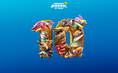 ambiguous_gender anniversary anthro black_sclera blue_background blue_body blue_eyes blue_markings blue_skin brown_body brown_skin chin_spikes dorsal_fin empty_eyes facial_spikes feral fin fin_scar furrowed_brow gills gradient_background grey_body gums head_fin holding_melee_weapon holding_object holding_sword holding_weapon larger_anthro larger_feral light looking_at_another looking_at_viewer machine male markings melee_weapon metallic_body multicolored_body open_mouth open_smile orange_body pupils purple_body purple_skin red_body red_eyes red_gums red_skin red_tongue scar sharp_teeth simple_background size_difference slit_pupils smaller_ambiguous smaller_feral smaller_male smile smiling_at_another spikes spikes_(anatomy) sword tan_spikes teal_body teal_skin teeth text title tongue underbite unimpressed weapon white_body white_pupils white_skin x_scar yellow_sclera thomas_veyrat hungry_shark_(series) hungry_shark_world ubisoft echo_(hungry_shark) mecha_sharkjira porbeagle_(hungry_shark) robo_shark spike_(hungry_shark) the_frenzy ancient_megalodon arthropod barnacle blue_shark carpet_shark crustacean dark_magic_shark fish great_white_shark ground_shark hammerhead_shark hybrid ichthyosaur kaiju mackerel_shark marine maxillopod megalodon porbeagle_shark prehistoric_species reptile requiem_shark robot scalie shark smooth_hammerhead stethacanthus tiger_shark whale_shark white_shark 16:10 2019 3d_(artwork) adobe_photoshop_(artwork) autodesk_3ds_max_(artwork) autodesk_maya_(artwork) colored digital_media_(artwork) english_description english_text full-length_portrait hi_res lighting official_art portrait shaded widescreen