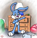 balls blush buster_bunny cub cum lagomorph male mammal penis rabbit solo tiny_toon_adventures tiny_toons twotails warner_brothers young
Rating: Explicit
Score: 3
User: dextrous
Date: March 19, 2014