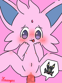3_fingers animal_genitalia animal_penis anthro anthro_on_anthro anthro_penetrated anthro_penetrating anthro_penetrating_anthro anthrofied black_body black_fur black_nose blue_eyes blue_inner_ear blush bodily_fluids duo female female_focus female_penetrated fingers first_person_view flat_chested fur genital_fluids genitals heart_eyes heart_symbol looking_at_viewer looking_pleasured male male/female male_penetrating male_penetrating_female navel nipples nude nude_anthro nude_female open_mouth penetration penile penile_penetration penis penis_in_vagina pink_background pink_body pink_ears pink_fur pokemorph sex simple_background spread_legs spreading tongue vaginal vaginal_fluids vaginal_penetration vulva young young_anthro young_female young_male conditional_dnp xammyxx nintendo pokemon eeveelution espeon generation_2_pokemon pokemon_(species) umbreon 2025 2d_animation 3:4 animated digital_media_(artwork) flat_colors flipaclip_(artwork) frame_by_frame loop signature watermark