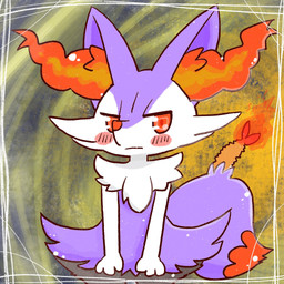 ambiguous_anthro ambiguous_gender anthro biped blush closed_smile dipstick_tail elemental_manipulation fire fire_manipulation food markings mouth_closed object_in_tail shrimp_(food) simple_background smile snout solo standing tail tail_markings annyui0611 nintendo pokemon braixen canid generation_6_pokemon mammal pokemon_(species) shiny_pokemon 1:1 2022 digital_drawing_(artwork) digital_media_(artwork) half-length_portrait hi_res japanese_description portrait translated_description