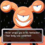 1:1 2020 3_eyes alien animated animated_background blue_eyes digital_media_(artwork) earthbound_(series) grin looking_at_viewer lord_honk male mook multi_eye nintendo null orange_body river_(pokemonlover101) short_playtime smile solo standing tentacles text_box toony