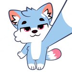 :3 anthro blinking blue_body blue_fur chibi dancing dipstick_tail female fluffy fur half-closed_eyes happy looking_at_viewer male markings narrowed_eyes open_mouth orange_body orange_ears orange_fur parody paws pink_eyes pink_tail_tip selfie simple_background slightly_chubby smile smug_face solo tail tail_markings teeth tongue white_body white_fur white_paws alexumka boy_kisser_(meme) perspective_(meme) umkashka canid canine canis domestic_cat domestic_dog felid feline felis fox hybrid mammal wolf 1:1 2d_animation animated animation_meme digital_media_(artwork) loop meme motion_tweening short_playtime