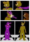 2016 absurd_res aggablaze animatronic anthro bonnie_(fnaf) bow_(feature) bow_tie comic five_nights_at_freddy's five_nights_at_freddy's_3 freddy_(fnaf) hi_res machine oil robot scottgames springtrap_(fnaf)