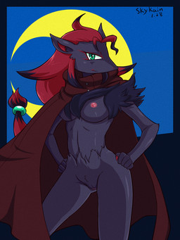2011 anthro black_fur black_hair breasts cloak clothing female fur green_eyes hair looking_at_viewer moon navel nintendo nipples nude pokémon pokémorph pussy red_fur red_hair sky skykain solo tuft video_games zoroark
Rating: Explicit
Score: 15
User: GameManiac
Date: January 20, 2015 2011 anthro black_fur black_hair breasts cloak clothing female fur green_eyes hair looking_at_viewer moon navel nintendo nipples nude pokémon pokémorph pussy red_fur red_hair sky skykain solo tuft video_games zoroark
Rating: Explicit
Score: 15
User: GameManiac
Date: January 20, 2015