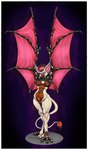anthro breasts cybernetics female genitals machine membrane_(anatomy) membranous_wings nipple_piercing nipples piercing pubes pussy solo wings madpolar betty_(madpolar) bat mammal 2025 absurd_res hi_res