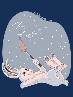 anthro brush closed_smile fur glistening glistening_eyes holding_brush holding_object lying male male_anthro mascot mouth_closed nude on_back pink_body pink_ears pink_fur pink_tail simple_background smile solo tail teeth text young young_anthro young_male pandapaco inkbunny inkbunny_(character) lagomorph leporid mammal rabbit 2013 3:4 alpha_channel url