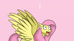 anthro blush duo eyebrows eyelashes feathered_wings feathers female feral hair happy kissing male open_mouth pink_background pink_hair simple_background singing wings yellow_body bellasavage friendship_is_magic hasbro my_little_pony mythology discord_(mlp) fluttershy_(mlp) chimera draconequus equid equine mammal mythological_creature mythological_equine pegasus 16:9 2d_animation absurd_res animated hi_res huge_filesize long_playtime sound webm widescreen