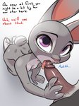 2020 anthro anthro_on_anthro balls breasts comic dialogue disney duo english_text erection faceless_character faceless_male female fur genitals grey_body grey_fur high-angle_view humanoid_genitalia humanoid_penis judy_hopps lagomorph leporid licking looking_up male male/female mammal nude oral penile penis penis_lick purple_eyes rabbit sex simple_background siroc solo_focus text tongue tongue_out unseen_male white_background zootopia