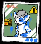 anthro fur goo_transformation male photo solo transformation white_body white_fur dragontim changed_(video_game) tuqiri alpha_channel low_res