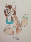 blush bra canine chubby female fennec fox kay mammal thong traditional_media underwear
Rating: Safe
Score: 3
User: Munkelzahn
Date: April 23, 2014
