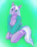 4:5 anthro breasts clothed clothing deathlight dustbowl_(deathlight) equid equine fan_character female hasbro horn mammal my_little_pony mythological_creature mythological_equine mythology nipple_slip nipples open_clothing open_shirt open_topwear panties shirt shy solo topwear underwear unicorn