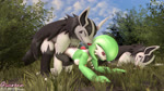all_fours ambiguous_penetration anthro anthro_on_feral anthro_penetrated bestiality breasts doggystyle female female_anthro feral feral_penetrating feral_penetrating_anthro feral_penetrating_humanoid from_behind_position grass hands_around_hips humanoid_on_feral humanoid_penetrated interspecies male male/female male_feral outside_sex penetration plant sex sleeping tree glitched_securitron nintendo pokemon gardevoir generation_3_pokemon humanoid mightyena pokemon_(species) 16:9 3d_(artwork) 3d_animation animated digital_media_(artwork) hi_res long_playtime sound source_filmmaker_(artwork) webm widescreen