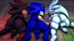 anthro anus balls big_butt black_body blue_body brown_eyes butt feet genitals green_eyes group humanoid_feet humanoid_genitalia humanoid_penis looking_at_viewer looking_back looking_back_at_viewer male male/male penis plantigrade presenting presenting_hindquarters red_eyes smile trio white_body bomberman_kenny sega sonic_the_hedgehog_(series) shadow_the_hedgehog silver_the_hedgehog sonic_the_hedgehog eulipotyphlan hedgehog mammal 16:9 2023 3d_(artwork) digital_media_(artwork) hi_res source_filmmaker_(artwork) watermark widescreen