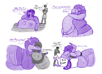 anthro apode belly big_belly big_breasts bikini breasts clothed clothing controller dessert dialogue eating female fingers food game_controller gaming hair humanoid_pointy_ears ice_cream larger_female legless male morbidly_obese navel obese overweight overweight_female pointy_ears serpentine simple_background size_difference smaller_female smaller_male smile split_form swimming_pool swimwear text towel two-piece_swimsuit water white_background blakeroats anon daisy_(blakeroats) juniper_(blakeroats) shamus_(blakeroats) draconcopode human lamia mammal monster reptile scalie snake 2019 digital_drawing_(artwork) digital_media_(artwork) english_text hi_res multiple_scenes daughter_(lore) mother_(lore) mother_and_child_(lore) mother_and_daughter_(lore) mother_and_son_(lore) parent_(lore) parent_and_child_(lore) parent_and_daughter_(lore) parent_and_son_(lore) son_(lore)