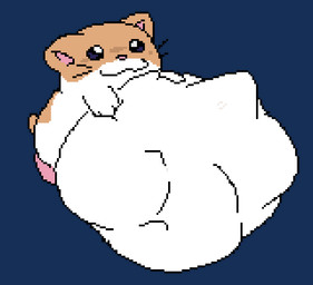 :3 abdominal_bulge ambiguous_gender ambiguous_pred belly big_belly biped bipedal_feral black_sclera black_whiskers closed_smile countershade_face countershade_fur countershade_torso countershading feet feral feral_pred fully_inside fur glistening glistening_eyes hand_on_belly hand_on_own_belly huge_belly hyper hyper_belly innocent_smile monotone_arms monotone_belly mouth_closed multicolored_body multicolored_fur orange_body orange_ears orange_face orange_fur orange_tail pink_feet pink_inner_ear pink_nose same_size_vore semi-anthro short_arms short_legs short_tail simple_background smile soft_vore solo standing tail transparent_background two_tone_body two_tone_face two_tone_fur unseen_prey vore whiskers white_arms white_belly white_body white_countershading white_eyes white_face white_fur meatcanister kirby_(series) nintendo rick_(kirby) cricetid hamster mammal rodent 2026 alpha_channel digital_media_(artwork) english_description full-length_portrait pixel_(artwork) portrait male_(lore)