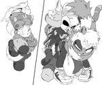 anthro asphyxiation bad_end bite blood bodily_fluids captured choking defeated ejaculation female forced group male male/female rape restrained sex sweat tentacles thick_thighs wide_hips hb_lint idw_publishing sega sonic_the_hedgehog_(comics) sonic_the_hedgehog_(idw) sonic_the_hedgehog_(series) mimic_the_octopus tangle_the_lemur whisper_the_wolf canid canine canis cephalopod coleoid lemur mammal marine mollusk octopodiform octopus primate strepsirrhine wolf absurd_res hi_res monochrome