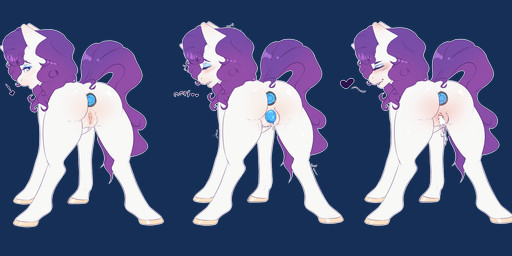 anal anal_penetration anus blue_eyeshadow blush bodily_fluids butt buttplug buttplug_in_ass buttplug_insertion cum cum_in_vagina cum_inside double_penetration eyes_closed eyeshadow female feral gem genital_fluids genitals hair half-closed_eyes heart_symbol hooves horn jewel_buttplug looking_at_viewer looking_back makeup narrowed_eyes object_in_ass penetration plug_(sex_toy) plug_insertion purple_hair rear_view sapphire_(gem) sex_toy sex_toy_in_ass sex_toy_insertion simple_background solo transparent_background vaginal vaginal_penetration vulva novensiles friendship_is_magic hasbro my_little_pony mythology rarity_(mlp) equid equine mammal mythological_creature mythological_equine unicorn 2016 alpha_channel hi_res