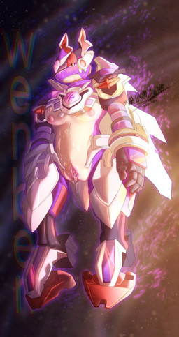 anthro armor big_breasts bodily_fluids breastplate breasts clothing cybernetic_arm cybernetic_ear cybernetic_leg cybernetic_limb cybernetics exposed_breasts female genital_fluids genitals head_blade ineffective_clothing levitation machine mecha_musume nipples non-mammal_breasts non-mammal_nipples orgasm shoulder_armor sweat text thick_thighs unconvincing_armor vaginal_fluids vulva wide_hips trskdy dragon_warrior mythology cyborg dragon mythological_creature mythological_scalie scalie 2025 absurd_res artist_name dated full-length_portrait hi_res portrait