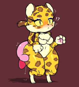 ambiguous_gender anal anthro breasts claws countershading duo female female/ambiguous licking neck_tuft oral rimming sex surprised thick_thighs tongue tongue_out tuft thewubzhell kirby_(series) kirby_and_the_forgotten_land nintendo clawroline kirby felid leopard mammal pantherine hi_res