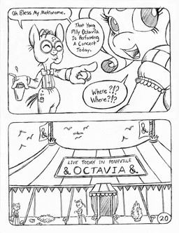 anthro bow_tie clothed clothed_anthro clothed_female clothed_male clothing container cup dialogue duo elderly_male eyelashes female fully_clothed fully_clothed_anthro fully_clothed_female fully_clothed_male glass glass_container glass_cup horn male speech_bubble suspenders tent text water circe_(artist) friendship_is_magic hasbro my_little_pony mythology mr._waddle_(mlp) rarity_(mlp) earth_pony equid equine horse mammal mythological_creature mythological_equine pony unicorn comic english_text monochrome