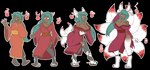 9_tails asian_clothing base_one_layout basic_sequence big_breasts breasts cleavage clothed clothing cute_fangs east_asian_clothing eyes_closed fangs female footwear four_frame_image four_frame_sequence green_hair growth hair japanese_clothing kimono legwear linear_sequence long_hair looking_at_viewer multi_tail one_row_layout open_mouth sandals shoes simple_background smile solo species_transformation standing stockings surprise tail tail_growth tattoo teeth torn_clothing transformation transformation_sequence transparent_background kdhynamo lyn_(z-ray) animal_humanoid canid canid_humanoid canine canine_humanoid elf fox_humanoid humanoid mammal mammal_humanoid 2017 absurd_res alpha_channel hi_res sequence