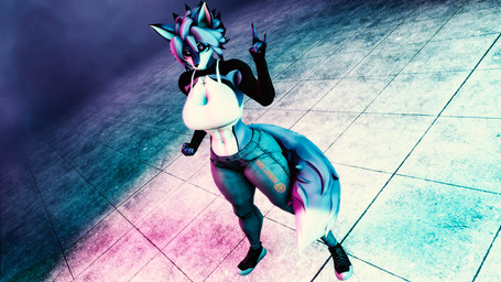 anthro christian_cross christian_symbol clothed clothing cross crucifix female fist looking_at_viewer purple_eyes raised_hand religion religious_symbol shirt sleeves solo tank_top topwear heresy_sfm christianity violette_(heresy_sfm) canid canine fox mammal 16:9 widescreen