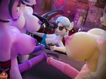 3d_(artwork) animal_genitalia animal_penis anthro anthrofied big_breasts breasts car cleavage clothed clothing coco_pommel_(mlp) crossgender digital_media_(artwork) earth_pony equid equine equine_genitalia equine_penis female fluttershy_(mlp) forsaken_(artist) friendship_is_magic ftg_crossgender fti_crossgender genitals group gynomorph hasbro hi_res horse inside_car inside_vehicle intersex mammal my_little_pony nipples penis pony prostitution rarity_(mlp) twilight_sparkle_(mlp) vehicle