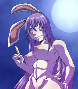 areola big_breasts breast_size_difference breasts casual_nudity clothed clothing cloud curvy_figure eyelashes female floppy_ears front_view fur genitals gesture glistening glistening_body glistening_breasts glistening_skin hair hand_gesture holidays huge_breasts light light_body light_skin long_ears long_hair monotone_body monotone_fur monotone_hair moon moonlight muscular muscular_female navel night nipples nude outside pink_areola pink_inner_ear pink_nipples pointing pointing_up public public_nudity pupils purple_hair raised_arm red_eyes sky smile solo standing three-quarter_view voluptuous vulva white_body white_ears white_fur white_pupils wide_hips venom-master new_year touhou reisen_udongein_inaba animal_humanoid humanoid lagomorph lagomorph_humanoid leporid_humanoid mammal mammal_humanoid rabbit_humanoid hi_res