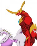 anthro big_breasts biped breasts duo female female_anthro from_behind_position huge_breasts male male/female male_anthro sex tail bakugan mythology drago_(bakugan) wavern wavern_(bakugan) dragon mythological_creature mythological_scalie scalie hi_res