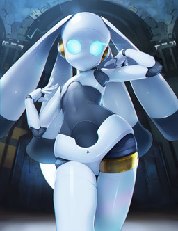 biped blue_eyes empty_eyes featureless_chest featureless_crotch female front_view looking_at_viewer machine metallic_body metallic_hair mouthless navel not_furry pseudo_hair solo standing white_body wide_hips young ataruman disney fireball_(disney) drossel_von_flugel_(fireball) android humanoid robot robot_humanoid digital_media_(artwork) hi_res portrait three-quarter_portrait