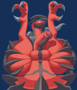 anus balls big_balls big_butt big_penis bodily_fluids butt deep_skin erection feral foreskin fur genital_fluids genitals hair hand_on_butt huge_butt humanoid_genitalia humanoid_penis looking_at_viewer male non-mammal_balls penis precum presenting presenting_anus presenting_hindquarters red_body simple_background smile solo thick_thighs transparent_background white_hair wings y_anus pata nintendo pokemon avian generation_6_pokemon legendary_pokemon pokemon_(species) yveltal 2020 aliasing alpha_channel digital_media_(artwork) hi_res