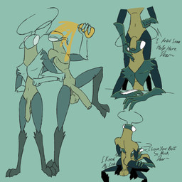 armwear balls big_balls big_butt big_penis butt clothing duo elbow_gloves genitals gloves handwear male male/male penis text tongue white_eyes yellow_body detrefle13 hollow_knight:_silksong hollow_knight_(franchise) team_cherry green_prince_(hollow_knight:_silksong) arthropod humanoid 1:1 english_text hi_res