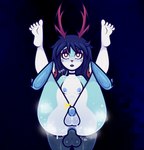 alternative_fashion anal anal_orgasm anal_penetration anthro antlers balls big_butt blue_body bodily_fluids breasts butt disgust duo ejaculation femboy genitals goth hair hands-free horn long_hair male male/male male_penetrating musk nipples orgasm paws penetration penile penile_penetration penis penis_in_ass red_eyes sex sweat text thick_thighs rubber2d humanoid jackalope lagomorph mammal pilosan sloth xenarthran
