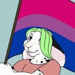 anthro bisexual_pride_colors black_spots blue_background blue_eyes buckteeth closed_smile clothed clothed_anthro clothed_male clothing ears_down flag flag_(object) freckled_arms freckled_face freckles fur green_freckles green_hair hair holding_flag holding_object lgbt_pride looking_up male male_anthro markings mouth_closed pink_clothing pink_inner_ear pink_shirt pink_t-shirt pink_topwear pivoted_ears pride_color_flag pride_colors shirt short_hair simple_background smile solo spots spotted_body spotted_fur t-shirt teeth thin_eyebrows topwear white_body white_fur palehorntea lgbt_pride_month felix_nathaniel_fleming lagomorph leporid mammal rabbit 1:1 animated english_description flat_colors short_playtime trans_(lore) trans_man_(lore)