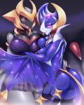 2018 altered_forme_giratina anthro anthrofied bat big_breasts big_butt breast_squish breasts breasts_frottage butt clothing digital_media_(artwork) dragon duo european_mythology female generation_4_pokemon generation_7_pokemon giratina legendary_pokemon lingerie looking_at_viewer looking_back lunala mammal mleonheart mythological_creature mythological_scalie mythology nintendo pokemon pokemon_(species) pokemorph scalie squish thick_thighs western_dragon wyvern