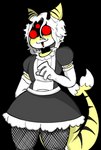 clothing jojidiscord maid_uniform male solo uniform joji_discord starbound fish hylotl marine shark alpha_channel