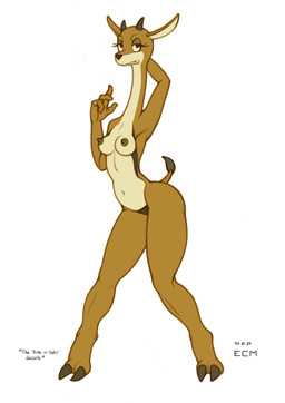 2_horns 4_fingers annoyed anthro biped black_body black_eyes black_fur black_nose breasts brown_body brown_fur closed_frown cloven_hooves countershade_face countershade_neck countershade_torso countershading erect_nipples eyelashes featureless_crotch female fingers front_view frown fur hand_behind_head hooves horn long_neck looking_at_viewer medium_breasts mouth_closed multicolored_body multicolored_fur narrowed_eyes navel nipples nude nude_anthro nude_female raised_arm simple_background small_waist snout solo standing tail tail_tuft tan_body tan_fur text thick_thighs toony tuft white_background wide_hips ecmajor king_of_fools antelope bovid gazelle mammal 2024 artist_name dated digital_media_(artwork) english_text flat_colors full-length_portrait hi_res portrait